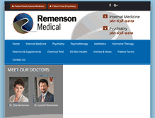 Tablet Screenshot of drremenson.com